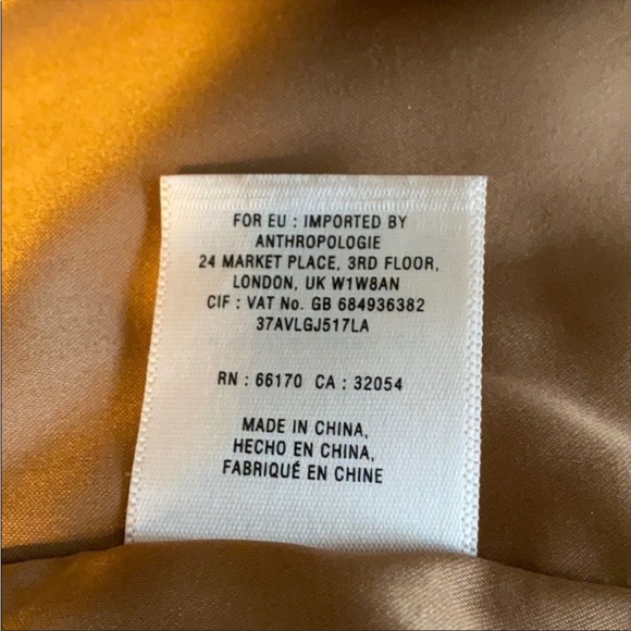 Anthropologie Vegan Leather Ruffle Brown Jacket 4 - Picture 8 of 10